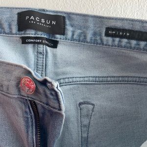 Pacsun slim straight light denim jeans